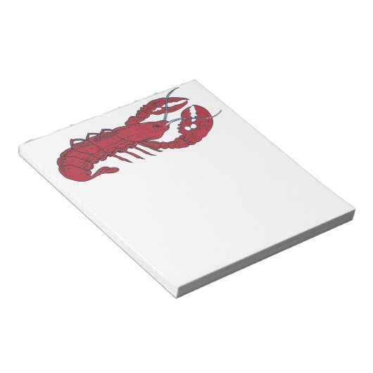 Lobster Notitieblok (Schuin)