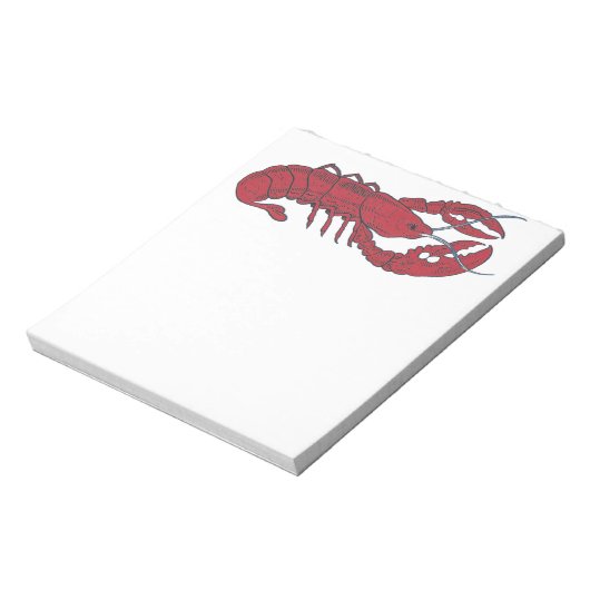  Lobster Notitieblok (Linkerzijde)