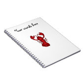 Lobster Notitieboek (Rechterzijde)