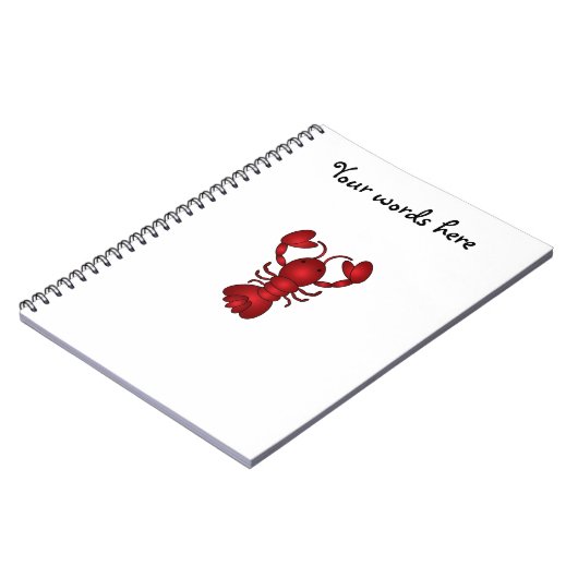 Lobster Notitieboek (Linkerzijde)