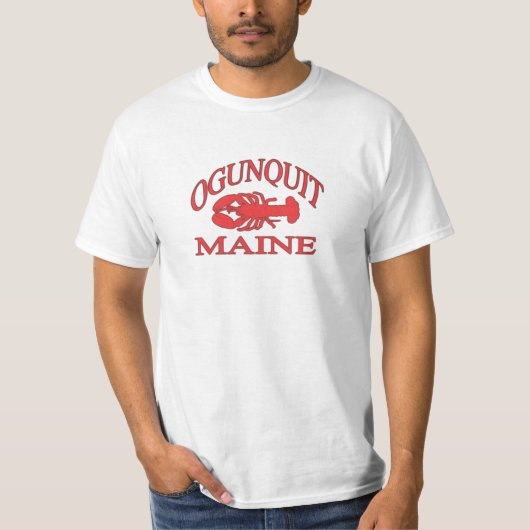 Lobster Ogungestopt Maine T-shirt (Voorkant)