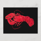 Lobster on Black Background by Marsden Hartley Briefkaart (Voorkant)