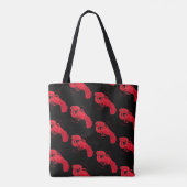 Lobster on Black Background by Marsden Hartley Tote Bag (Achterkant)