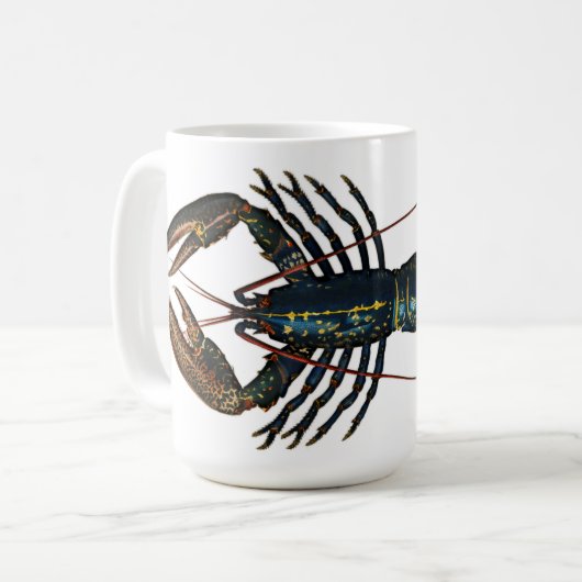 Lobster - ontwerp koffiemok (Voorkant links)