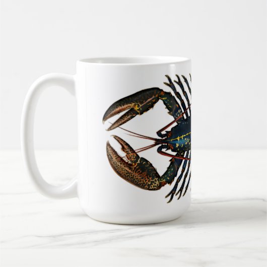 Lobster -  ontwerp koffiemok (Links)