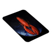 Lobster op Bord Tiffany Magneet (Rechterzijde)