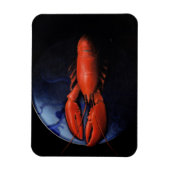 Lobster op Bord Tiffany Magneet (Verticaal)