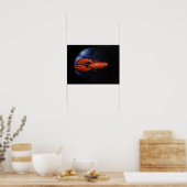 Lobster op Bord Tiffany Poster (Keuken)