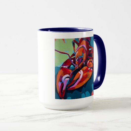 Lobster Painting - Beach Home Decor Mok (Voorkant rechts)