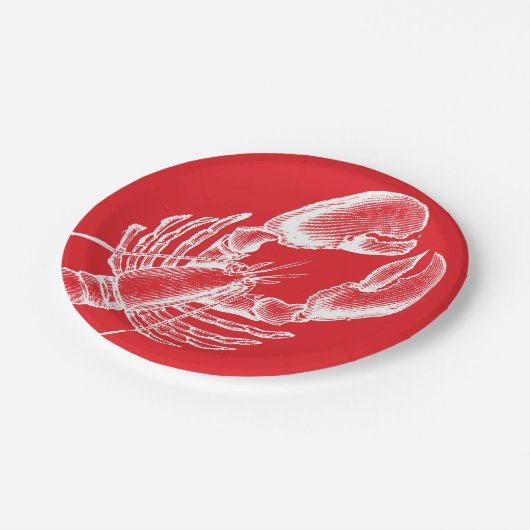  Lobster Papieren Bordje (Gekanteld)