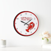 Lobster Personal Business Clock Black-nummers Grote Klok (Huis)