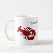 Lobster Personalized Mug Koffiemok (Links)