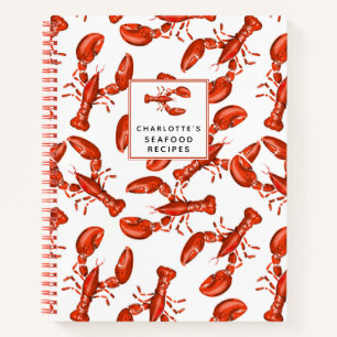 Lobster Personalized Seafood Recipe Notitieboek