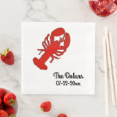 Lobster persoonlijk servet (Insitu)