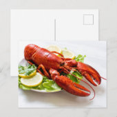 Lobster Photo Briefkaart (Voorkant / Achterkant)