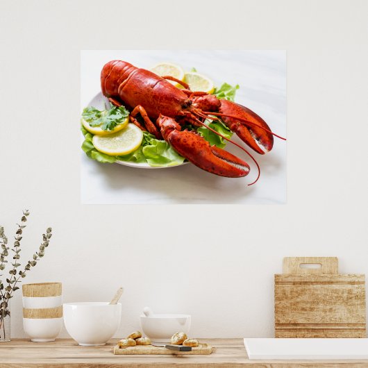 Lobster Photo Poster (Keuken)