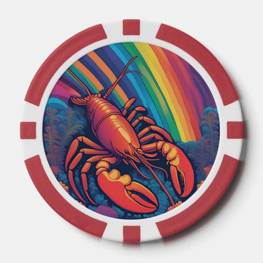 Lobster Poker Chips (Voorkant)