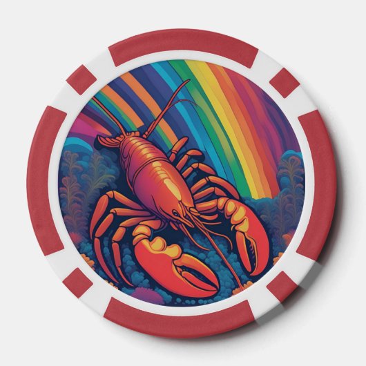 Lobster Poker Chips (Achterkant)