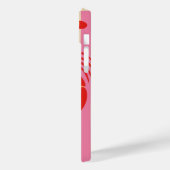 Lobster Pop Bold Crustaceans on Candy Stripes Case-Mate iPhone Case (Achterkant / Links)