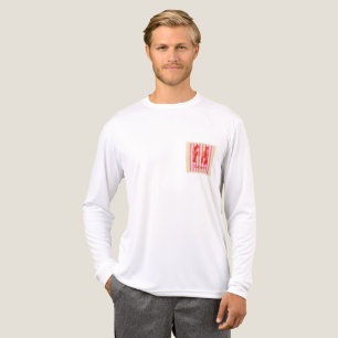 Lobster Pop Bold Schaaldieren op Suikerstrepen Tri-Blend Shirt