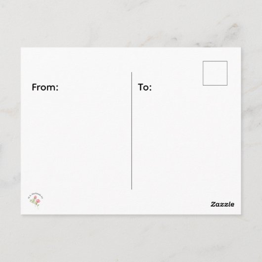 Lobster Postcard Briefkaart (Achterkant)