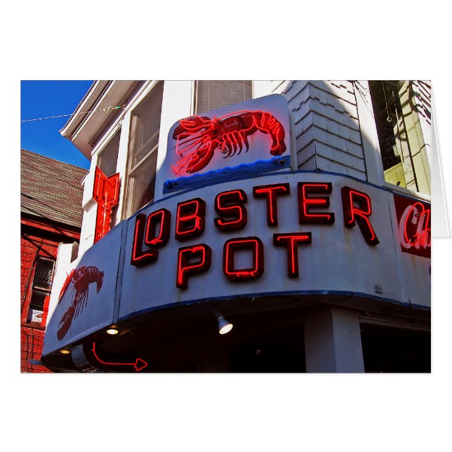 Lobster Pot Neon Sign (Voorkant Horizontaal)