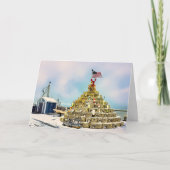 Lobster pot tree in Plymouth MA Kaart (Voorkant)