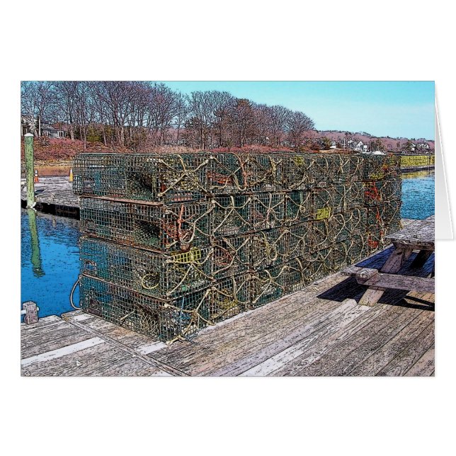 Lobster Pots, York Harbour, Maine (Voorkant Horizontaal)