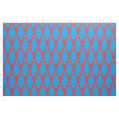 Lobster Print Fabric Blue Stof (Fat Quarter)