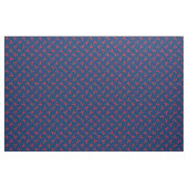 Lobster Print Fabric Navy Blue Stof (Yard (91,4 cm))