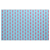 Lobster Print Fabric Stof (Yard (91,4 cm))