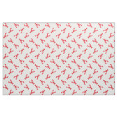 Lobster Print Fabric White Stof (Fat Quarter)