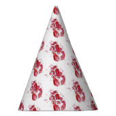 Lobster Print Feesthoedjes (Rechts)