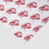 Lobster Print Tissuepapier (Detail)