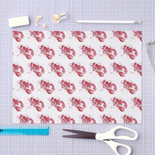 Lobster Print Tissuepapier (Craft)