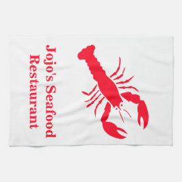 Lobster Red White Jojo's (naam) restaurant voor ze Theedoek