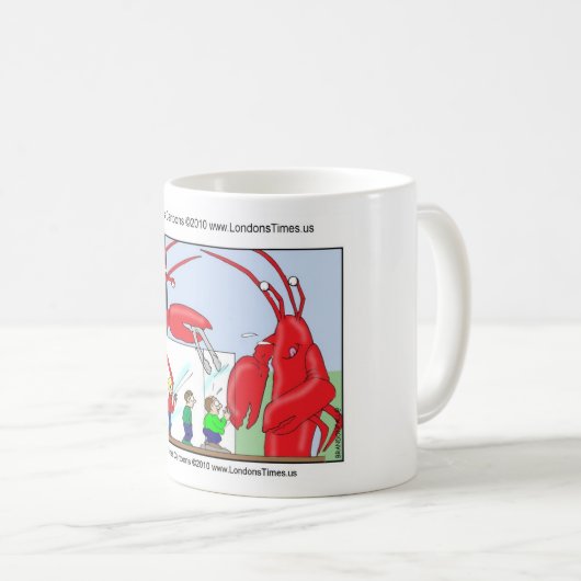 Lobster Restaurant Funny T - shirts Mokken & Gifts (Voorkant rechts)