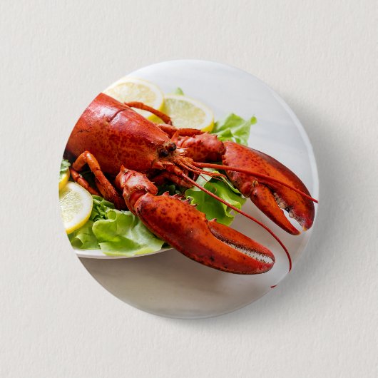 Lobster Ronde Button 5,7 Cm (Voorkant)