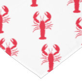 Lobster rood wit patroon moderne kust tafelkleed (Gekanteld)