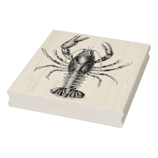Lobster Rubber Art Stamp Rubberstempel (Stempel)