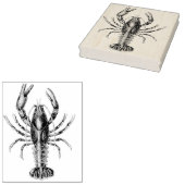 Lobster Rubber Art Stamp Rubberstempel (Gestempeld)