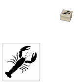 "Lobster" Rubberen stempel (Gestempeld)