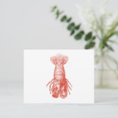  Lobster Scyllarus Arctus Briefkaart (Staand voorkant)