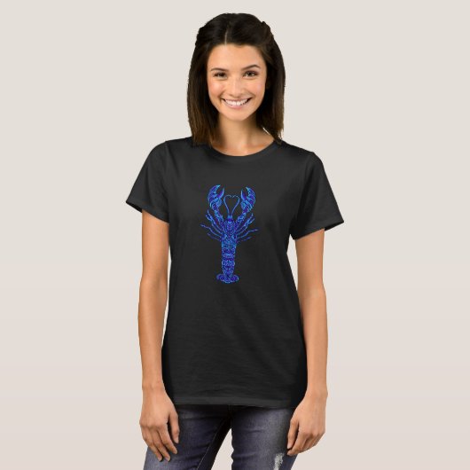 Lobster Sea Ocean Crustacean T-shirt (Voorkant volledig)