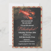 Lobster Seafood Boil Party Invitation Kaart (Voorkant)