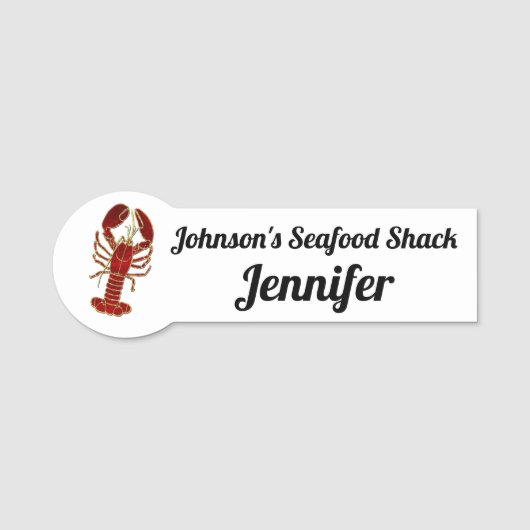 Lobster Seafood Restaurant Naamplaatje (Voorkant)