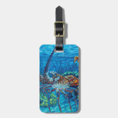 Lobster Season Bagagelabel (Voorkant verticaal)