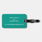 Lobster Season Bagagelabel (Achterkant horizontaal)