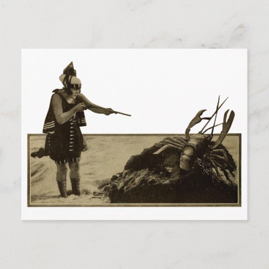 "Lobster Season" Briefkaart (Voorkant)