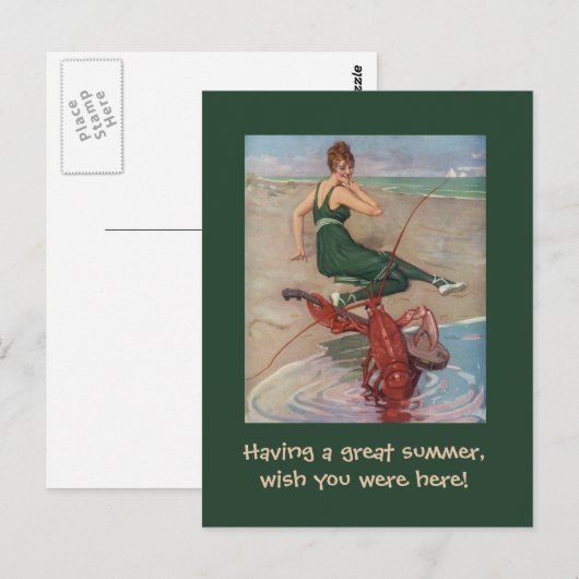 Lobster Serenade Briefkaart (Voorkant / Achterkant)